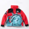 Shop Jules Kounde Supreme X North Face Statue of Liberty Full-Snap Jacket