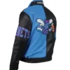 Shop Now Charlotte Hornets Vintage Leather Zipper Jacket