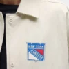 Shop Now Heathered Bone New York Rangers Coachs Cotton Jacket