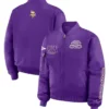 Shop Now Minnesota Vikings Purple Patch Full-Zip Bomber Jacket