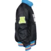 Shop Now San Francisco Bay Area Super Bowl LX 2026 Black Satin Varsity Jacket