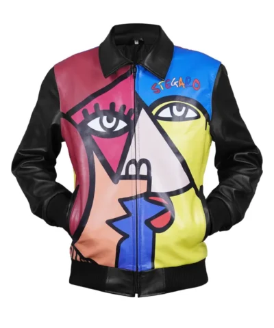 Shop Now Stegaro Cubism Bomber Jacket