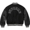 Shop Now Supreme Tiger Full Snap Black Wool Varsity Jacket