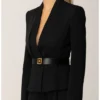 Shop Now The Young and the Restless 2026 Tina Casciani Black Belted Jacket'