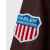 Shop OVO Harlem Globetrotters Wool With Leather Sleeves Varsity Jacket