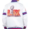 Shop Super Bowl LIX Starter Full-Snap White Jacket