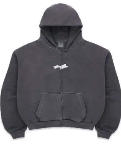 Skylrk No Zip Black Hoodie