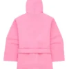Skylrk Pink Short Belted and Hooded Robe