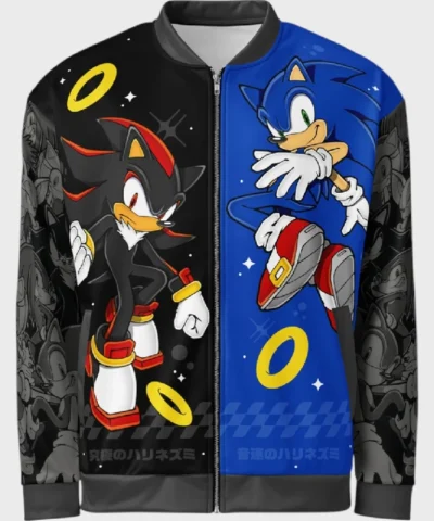 Sonic the Hedgehog Sonic Versus Shadow Bomber Jacket