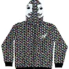 Suede x Asaali All Over Print Glow In The Dark Full Zip Hoodie