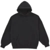 Supreme Oblique Black Fleece Pullover Hoodie For Men and Women 