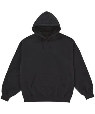 Supreme Oblique Black Fleece Pullover Hoodie For Men and Women 