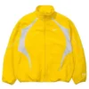 Supreme X Nike Mesh Panelling Purple and Yellow Cotton Jacket