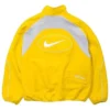 Supreme X Nike Mesh Panelling Purple and Yellow Track Jacket