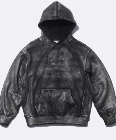 Supreme x MM6 Maison Margiela Box Logo Foil Hoodies