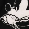 Supreme x Number Nine x Mickey Mouse Black Varsity Jacket