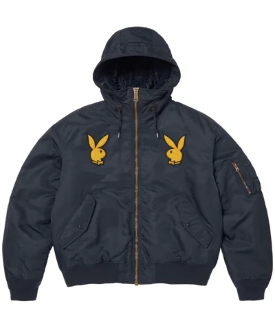 Supreme x Playboy MA 1 Hooded Jacket
