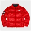 Supreme x The North Face Fur Nuptse Red Jacket