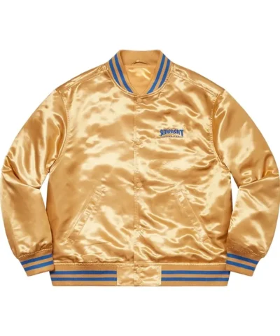 Supreme x Thrasher Satin Varsity Jacket