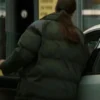 TV-Series Synden Season 01 Krista Kosonen Green Puffer Jacket