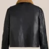 The Today Show 2026 Nick Jonas Sherpa Collar Leather Jacket
