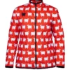 The Traitors S04 Colton Underwood Red Sheep Jacket for Men and Women