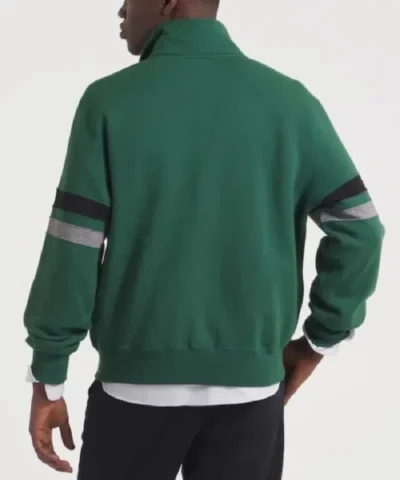 Alternative view of Todd Snyder X New York Jets Green Fleece Jacket