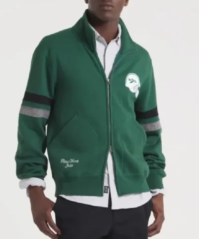 Todd Snyder X New York Jets Green Fleece Jacket