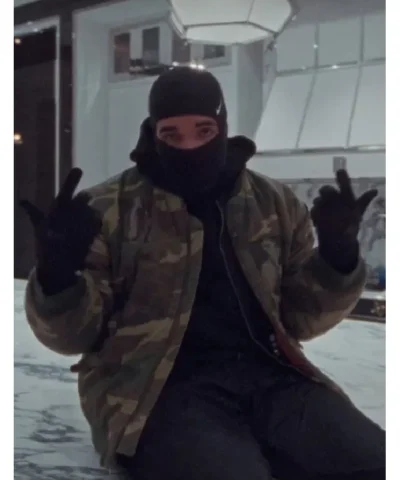 Toosie Slide Raf Simons Riot Green Camo Bomber Jacket For Men and Women 