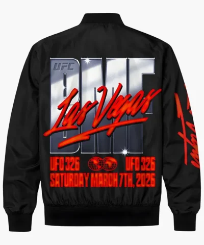 UFC-326-Black-Lightweight-Bomber-Jacket