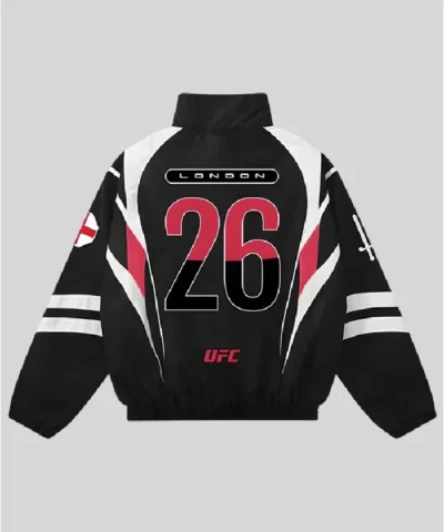 UFC London Black Full Zip Jacket For Men