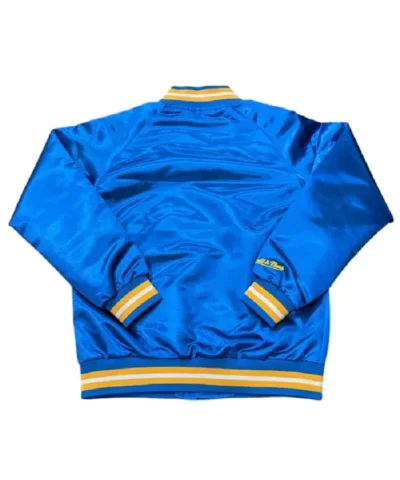 University of California Los Angeles Youth Blue Satin Bomber Varsity Jacket