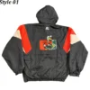 University of Miami Hurricanes 90s Black Pullover Jackets (1)