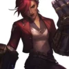 VI Red Leather Jacket