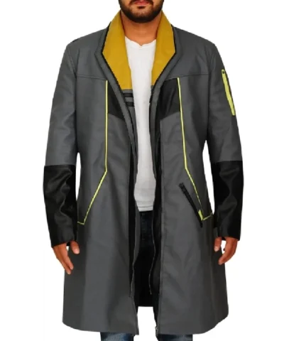 Video Game Cosplay Detroit Become Human Markus Grey Cotton Coat