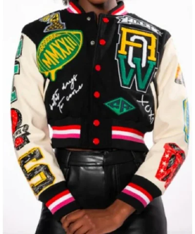 Villains Season 03 Plane Jane Patch Varsity Jacket - Multicolor 