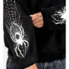 Von Dutch Spider Crest Black Pullover Hoodie For Sale 