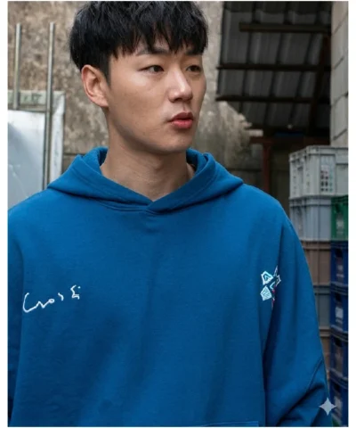 WEAK HERO CLASS 2 Go Hyun tak Blue Hoodie