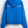 WEAK HERO CLASS 2 Go Hyun tak Blue Pullover Hoodie