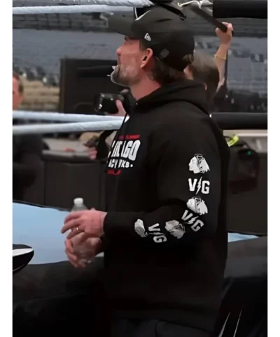 WWE CM Punk Unreal Black Hoodie