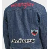 Wrangler AOP Patch Blue Denim Jacket