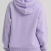 Wrangler Wide Open Spaces Logo Purple Hoodie Back View