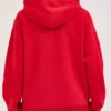 Wrangler Wide Open Spaces Logo Red Hoodie Back View
