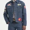 Wrangler x AVIREX AOP Patch Denim Jacket