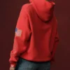 Wrangler x Cherry Americas Pink Hoodie Back View
