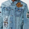 jimmy varsity patch big t denim jacket d