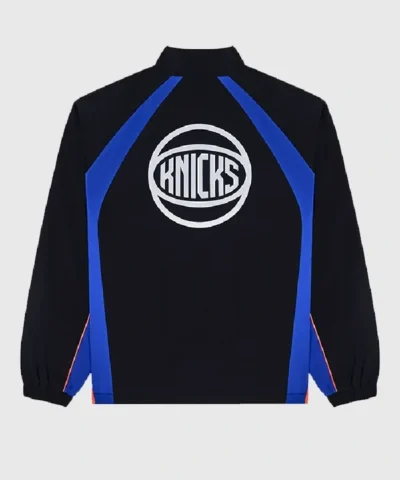 2026 Black Baseline Malbon x New York Knicks Quarter-Zip Jacket
