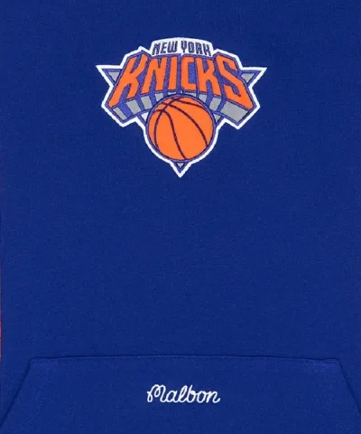 2026 Malbon x New York Knicks Royal Blue Borough Hoodie