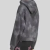  Adidas Disney Hannah Montana Sweatshirt Grey Fleece Pullover Hoodie