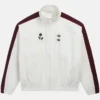  Adidas x Willy Chavarria Los Angeles White Fleece Track Jacket 